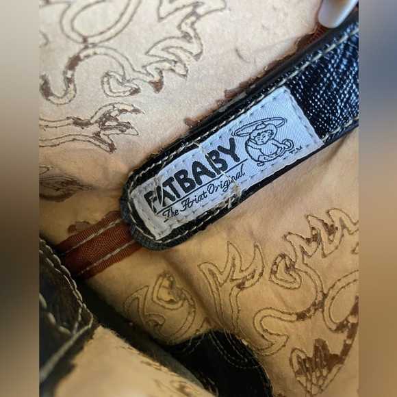 Original Ariat Fatbaby Patchwork Boots Artist Series 6.5B - Picture 6 of 15